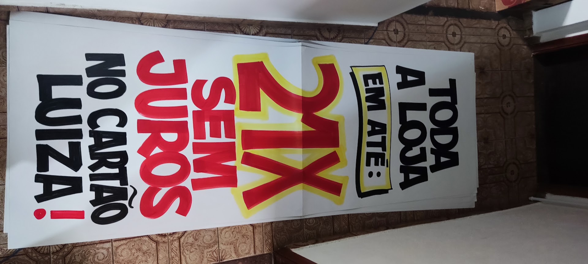 Cartaz Duplo de Liquidação