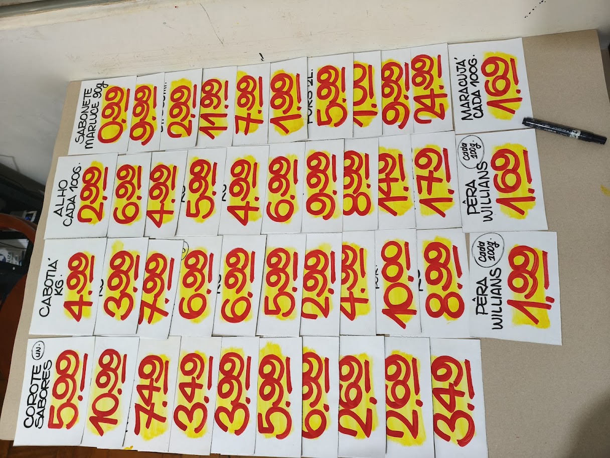 Cartazes de Gôndola e Prateleira