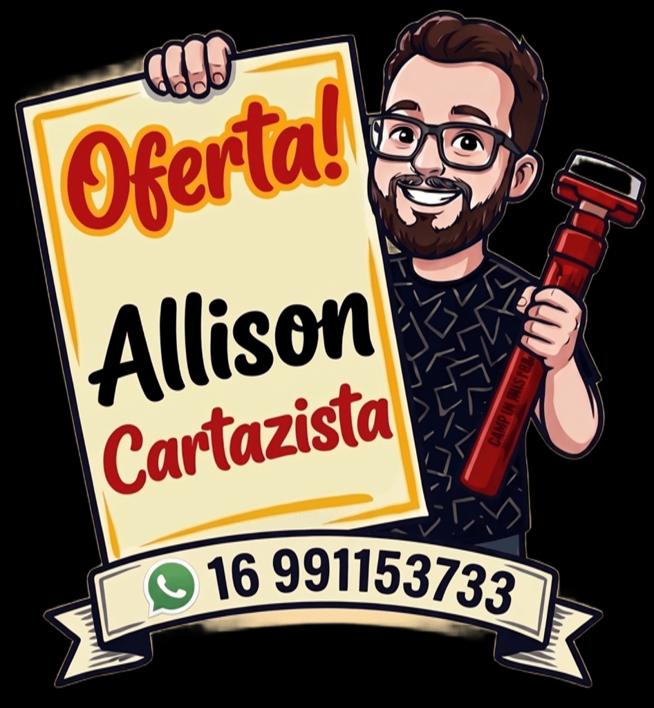 Allison Cartazista Logo e Mascote Oficial